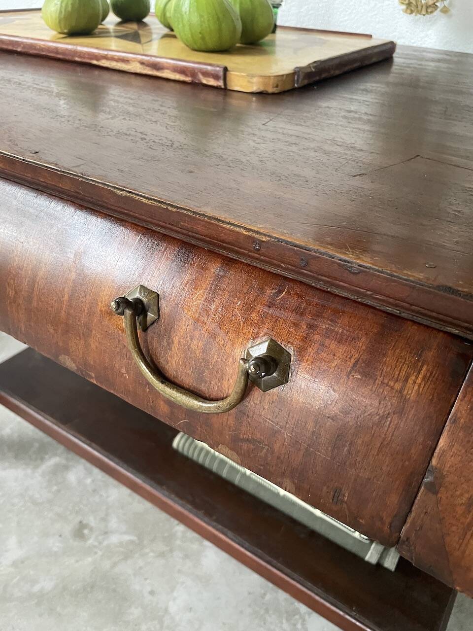 Bureau console acajou 1900