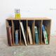 Vintage raw wood locker