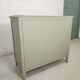 Commode vintage vert amande
