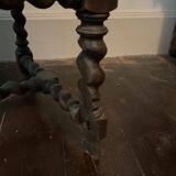 Pair of Louis XIII style oak chairs