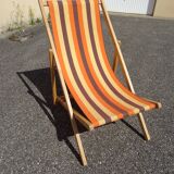 Vintage garden deck chair