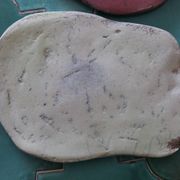Set of 3 handmade raku ceramic trivets.