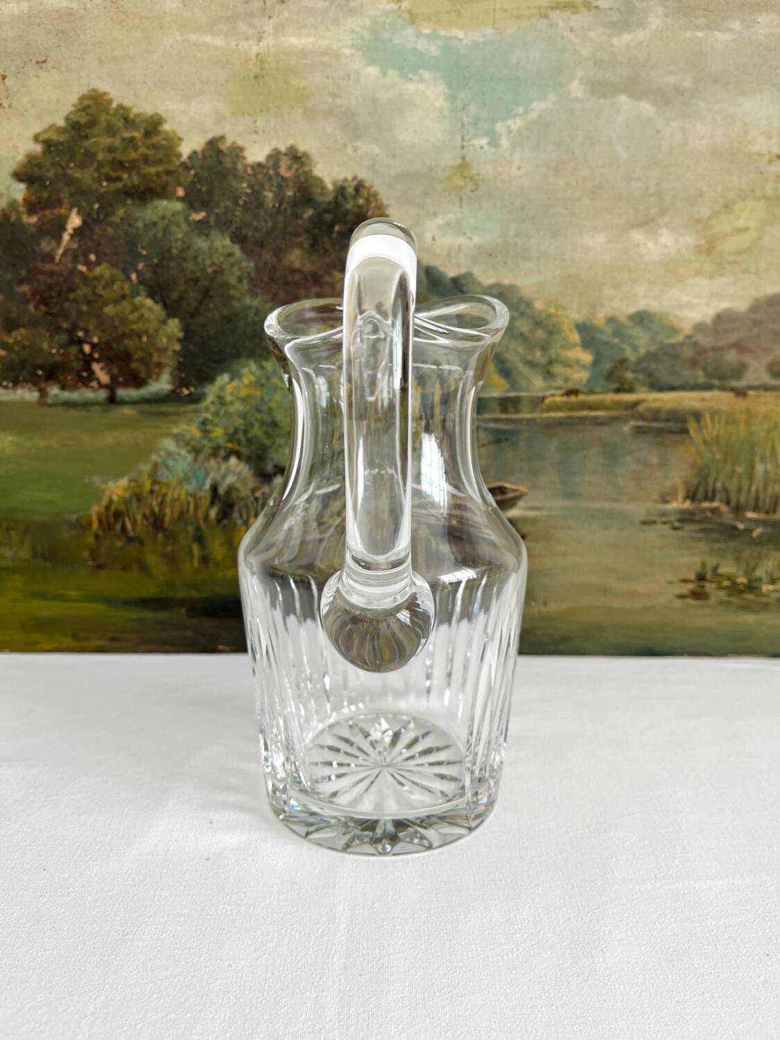 Saint Louis cut crystal water pitcher