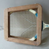Old Dunlop racket with his frame wooden