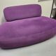 Designer velvet sofa