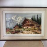 Mountain landscape painting
