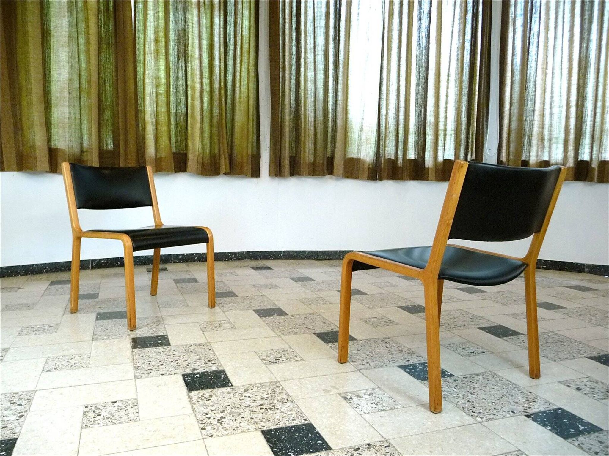 Set of 2 Bentwood Side Chairs by Wilhelm Ritz for Wilkhahn, Germany 1960s