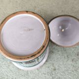 Small vintage ceramic pot in the style of Robert Picault