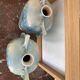 Paire de vases art nouveau décor lacustre