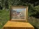 Vintage Oil Landscape Painting - Impasto Barn Scene