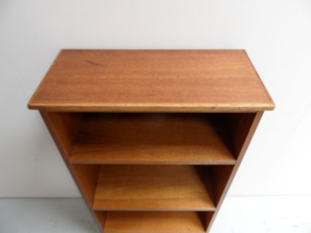 Vintage oak open bookcase