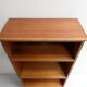 Vintage oak open bookcase