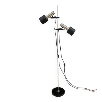double shaded metal floorlamp by J. Hoogervorst for Anvia Netherlands