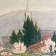 Original watercolour by Ray Perraud 1933.
