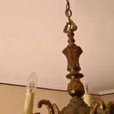 Old 4 branch chandelier