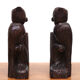 Vintage Owl Bookends Wood Spain, 1960s