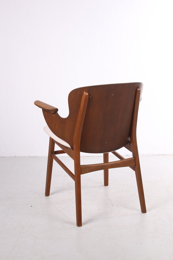 Chaise modèle 107 de Hans Olsen pour Bramin Mobler Danemark, années 1950