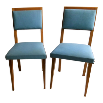 Paire de chaises vintage 1950