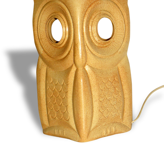 OWL OWL vintage Vital signed ceramic lamp