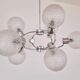 Large Midcentury Galaxy Sputnik Chandelier, Germany, 1970s