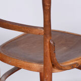 Original Art Deco Beech Chair, Fischel, Stable Construction, Czechia, 1920s