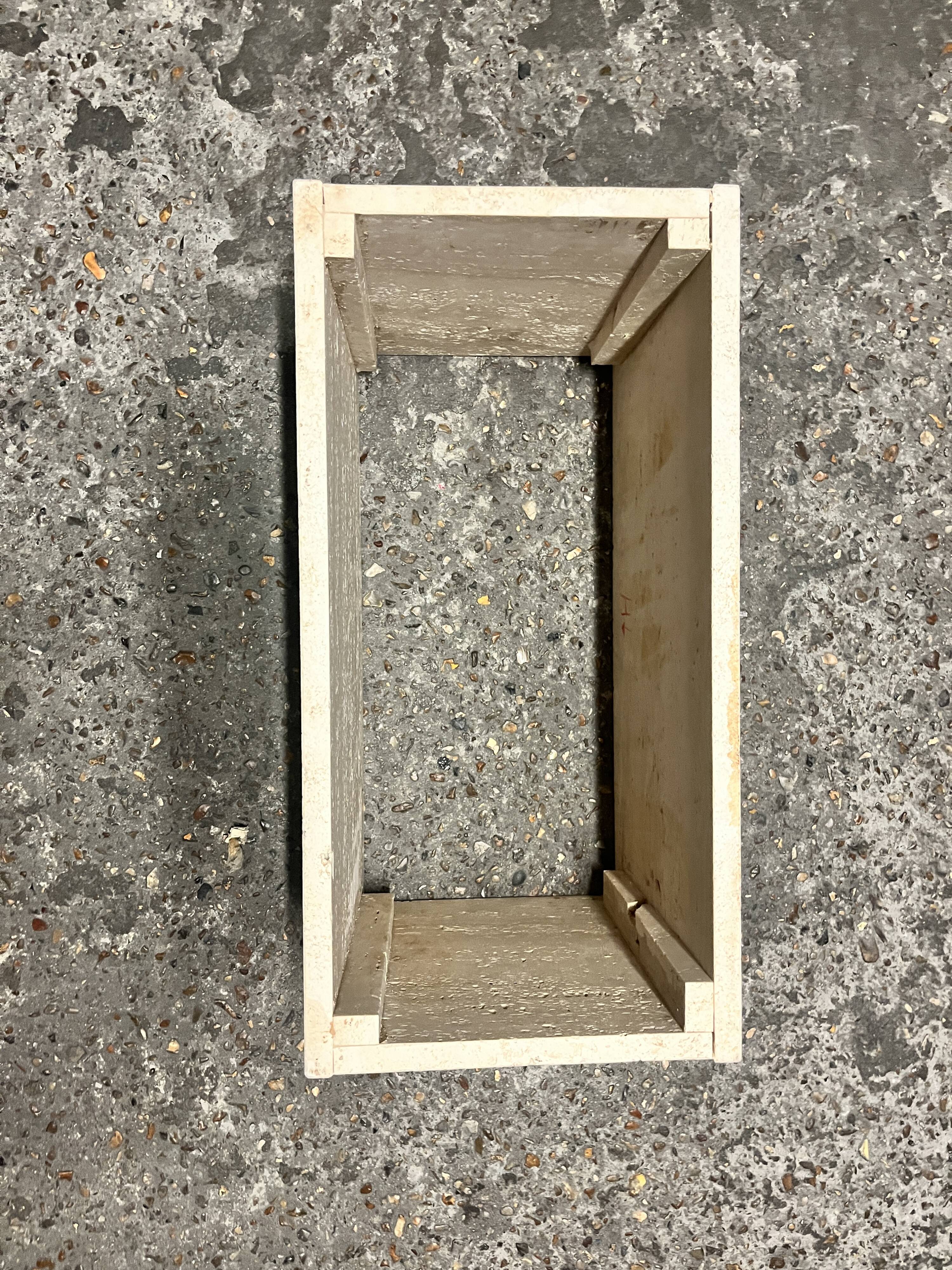 Italian travertine coffee table, mid-20th century 1970