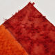 tapis vintage rouge & orange, 163x240 cm