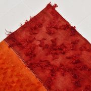 Red & orange tones vintage rug, 163x240 cm