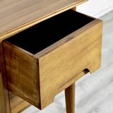 Midcentury A. Younger Walnut Desk. Unique Vintage Modern