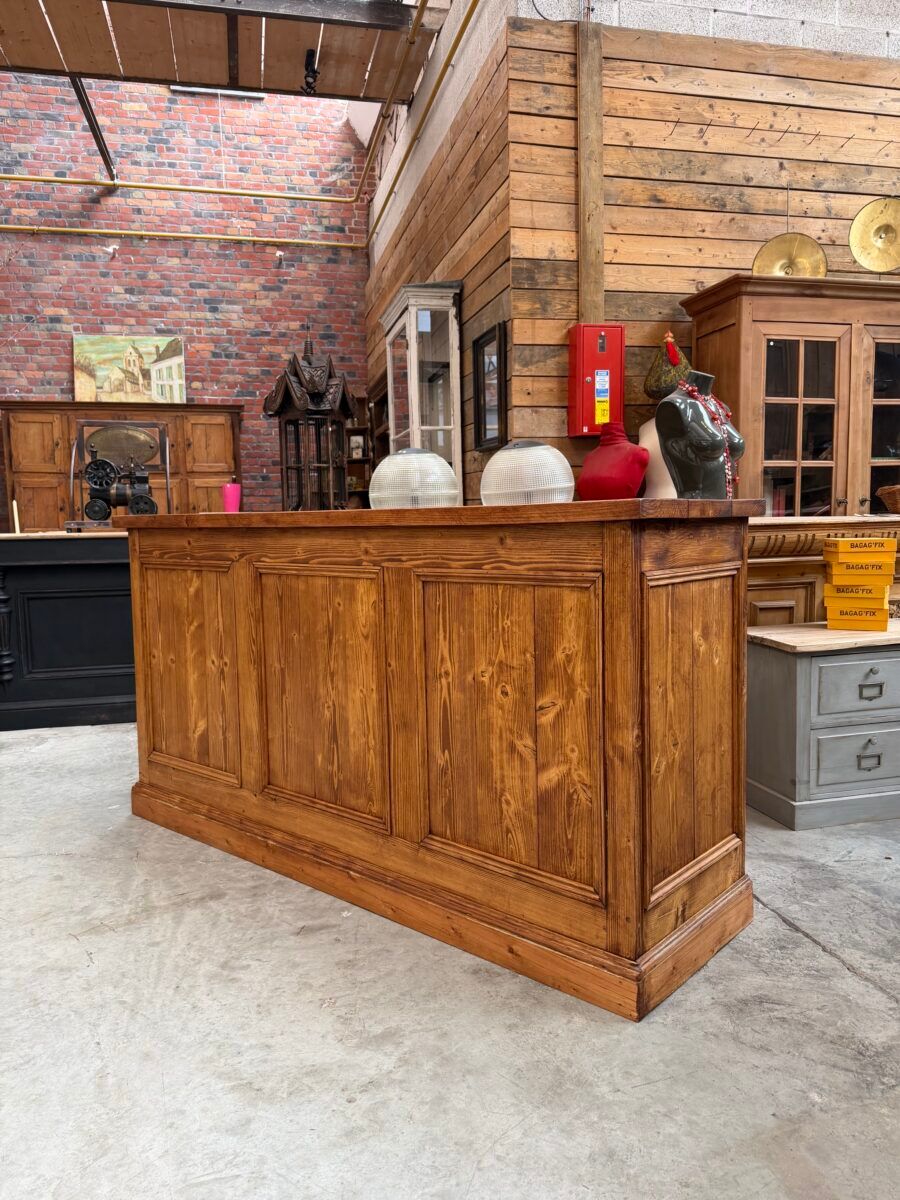 Comptoir en sapin années 60