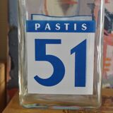 Vintage Pastis 51 retro advertising glass decanter
