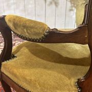 Paire de fauteuils Napoléon III XIXème en acajou