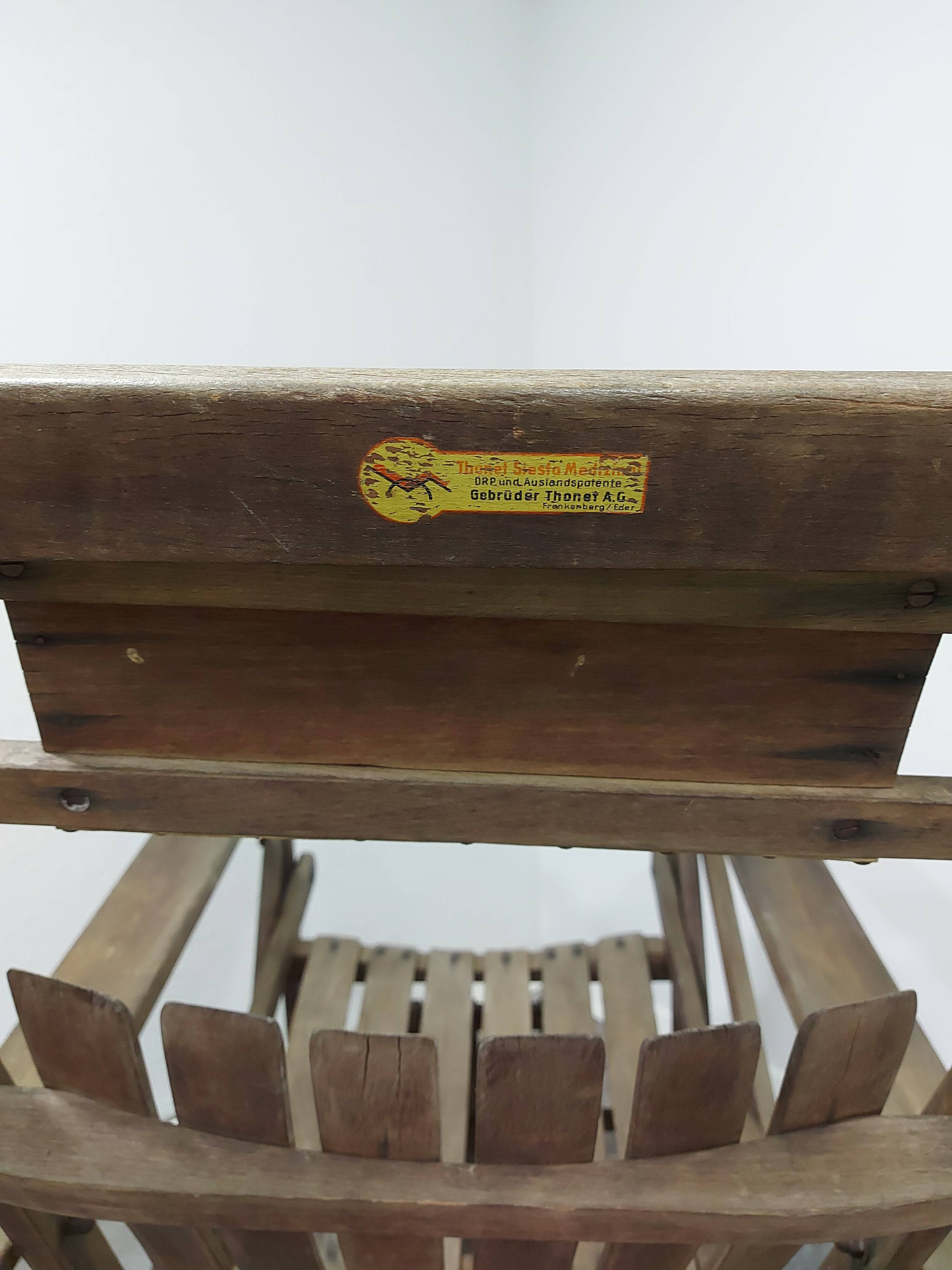 Fauteuil Siesta Medizinal N. 44 par Hans et Wassili Luckhardt pour Thonet, années 1930