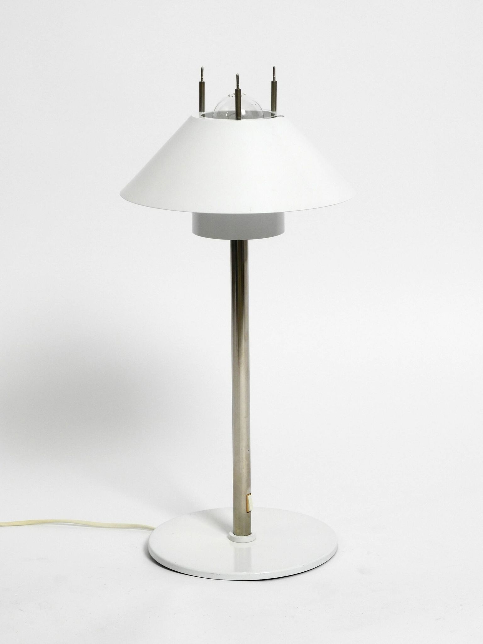 Beautiful rare 70s very big table lamp by Christian Hvidt for Nordisk Solar
