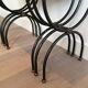Nesting tables in ceramic and metal