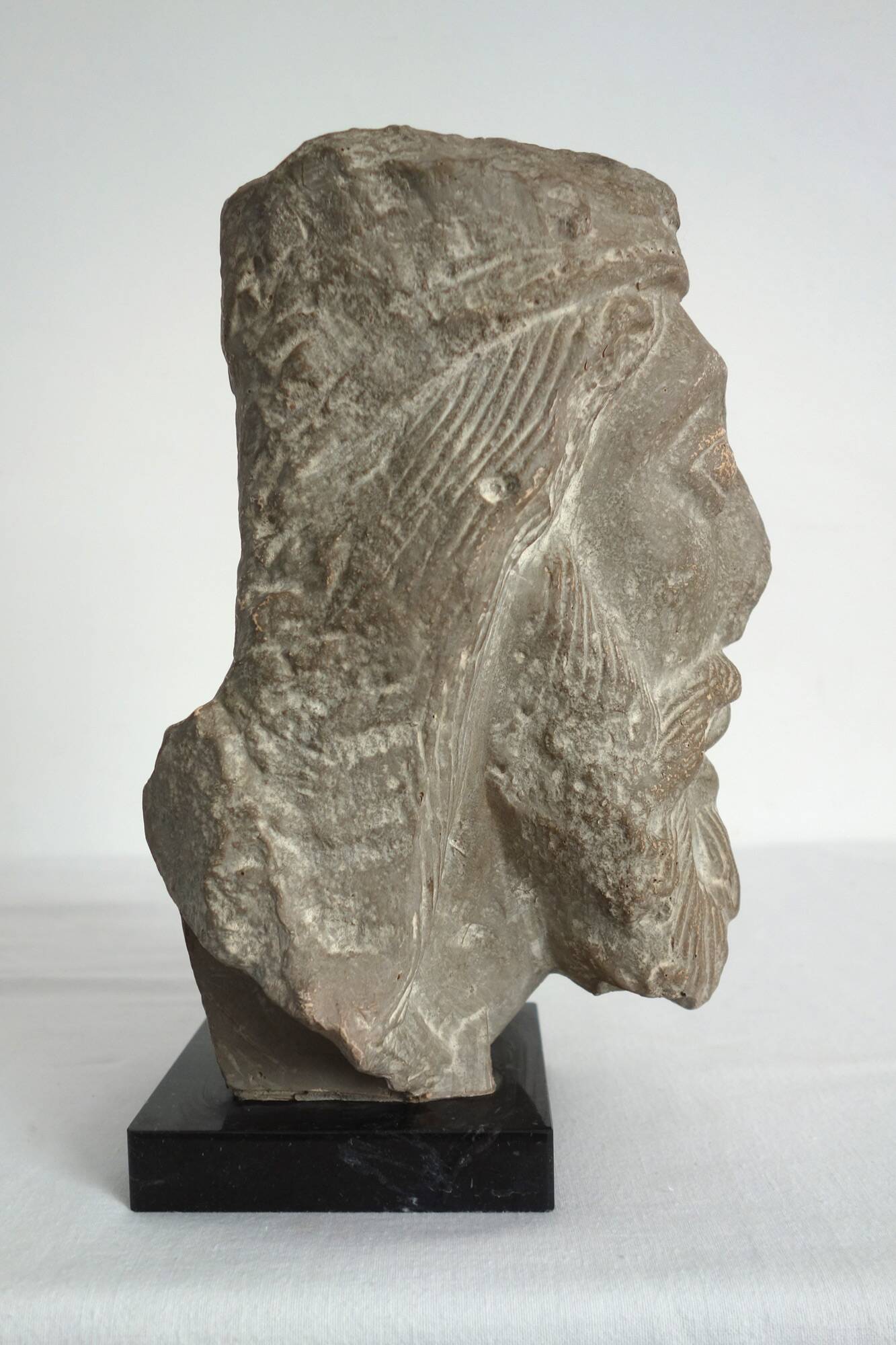 Tête Assyrienne Musée du Louvre Vers 1950