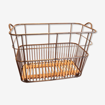 Industrial metal breader bakery trolley.