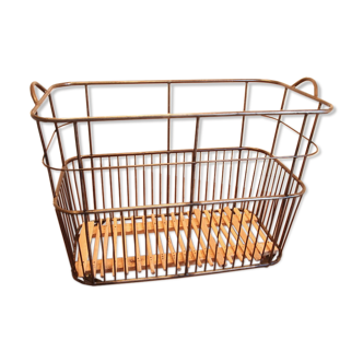 Industrial metal breader bakery trolley.