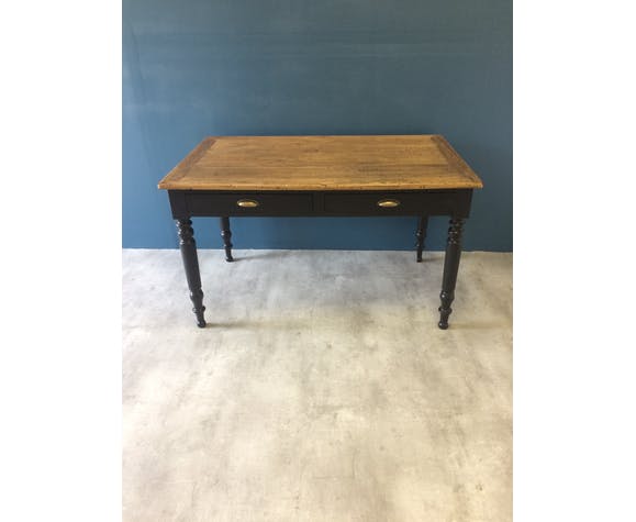 Farm table with drawers