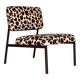 Vintage 70s Leopard Fireside Chair