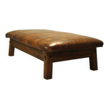 XXL Vintage Leather Gym Table / Daybed