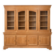 Display cabinet in solid cherry wood