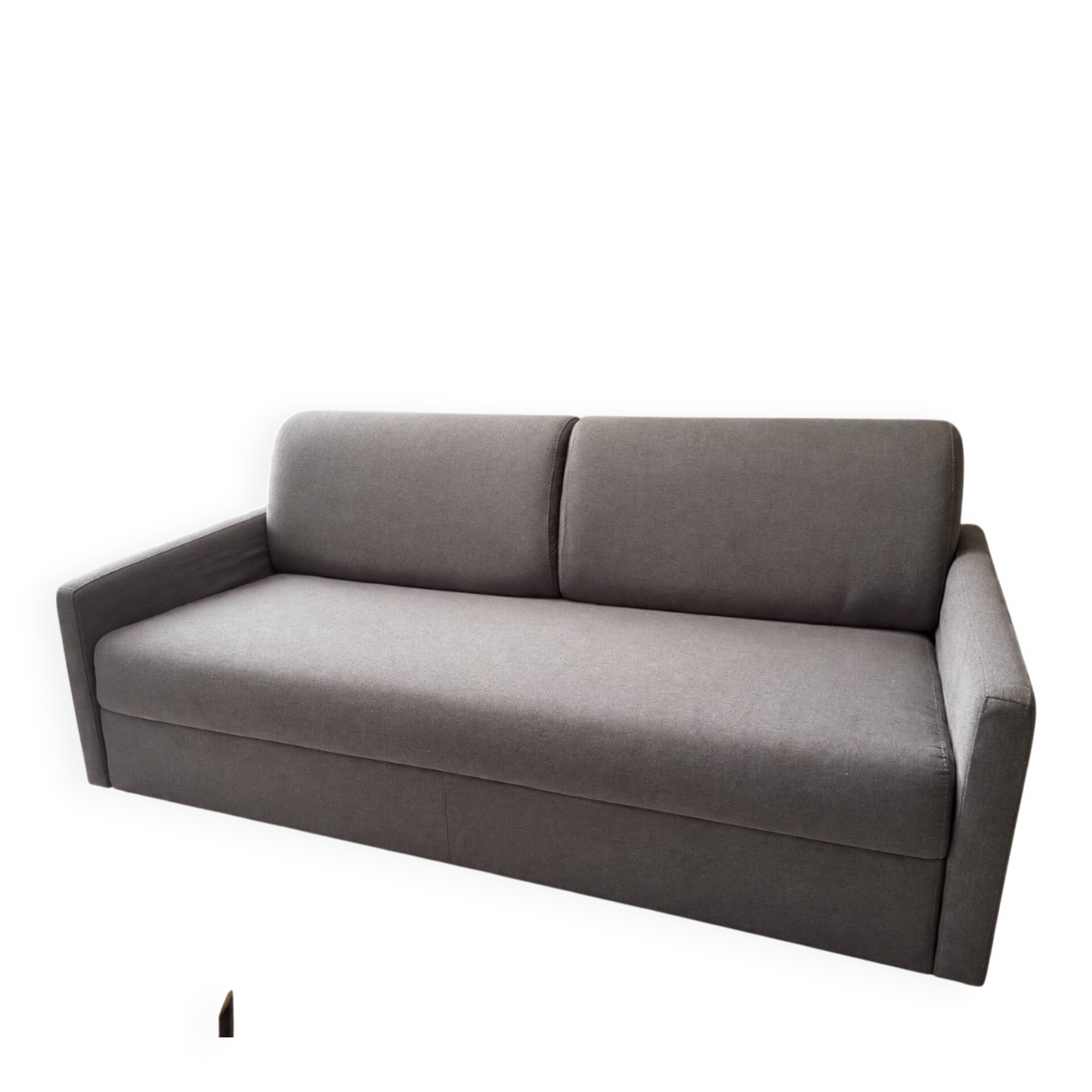 Grey 3-seater convertible sofa – very good condition