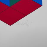 Victor Vasarely: Kinetic Composition: Bi Hexa - Original Silkscreen Print