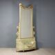 Antique neoclassical mirror in lacquered wood, 19th century