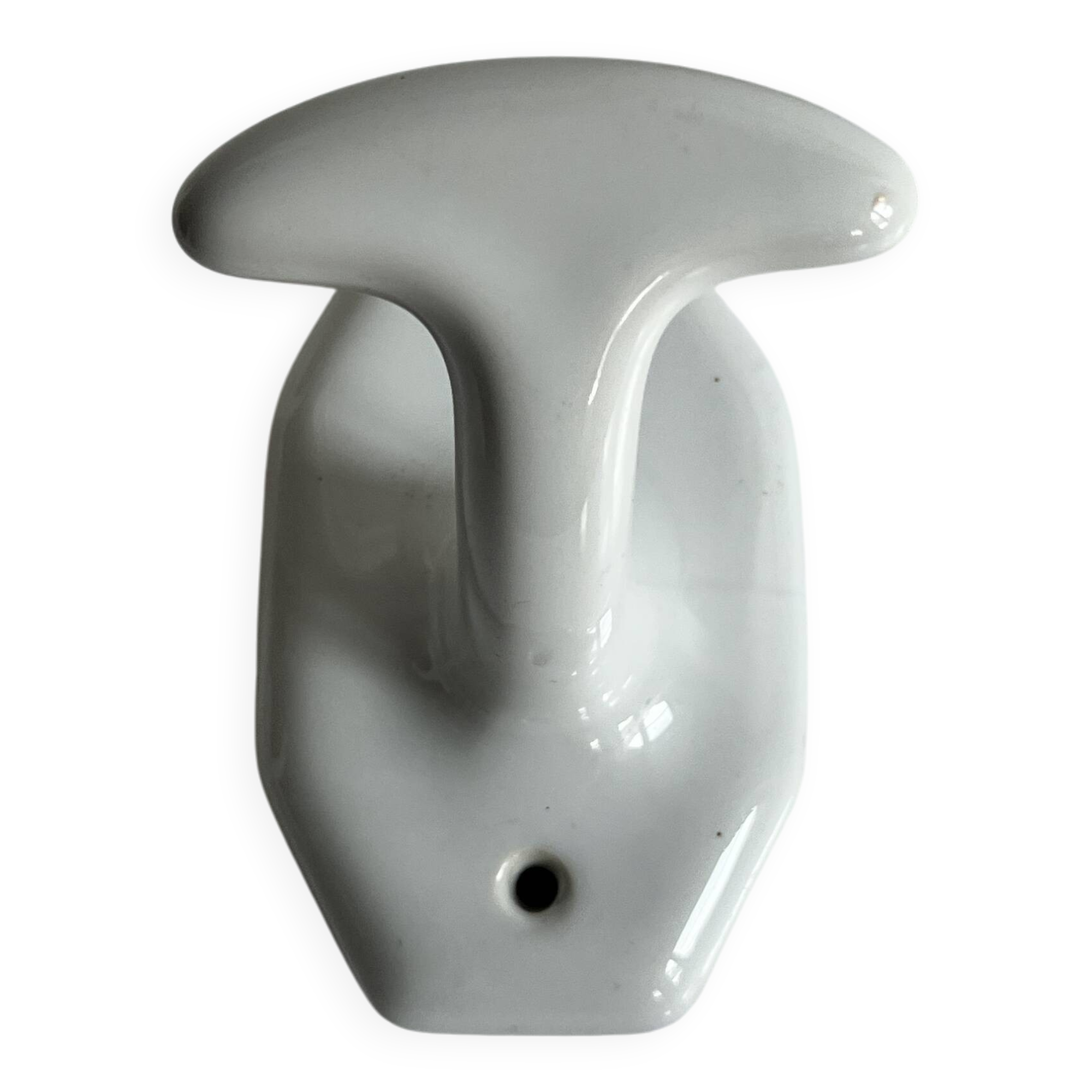 Porcelain coat hook