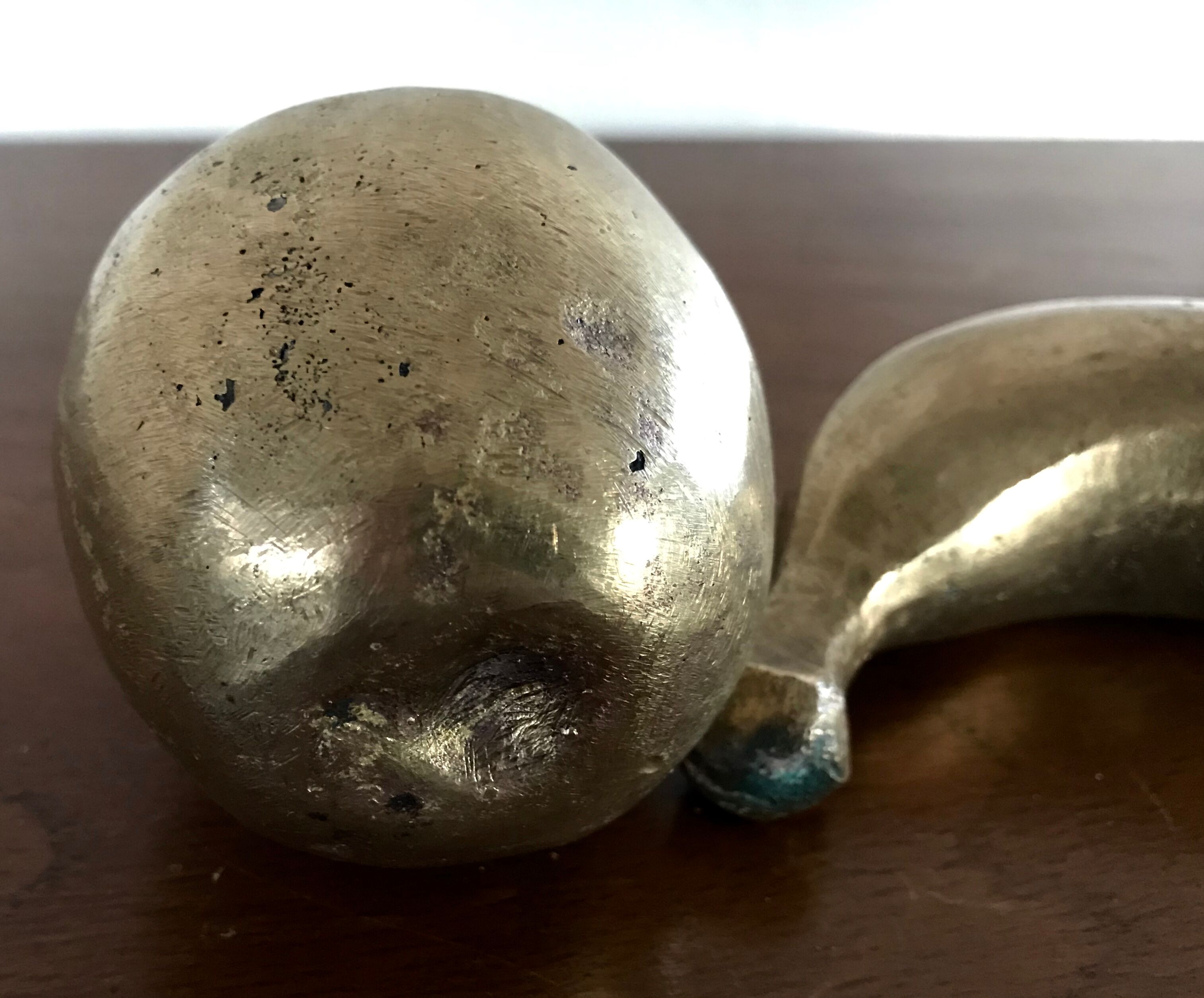 Gilded bronze paperweight