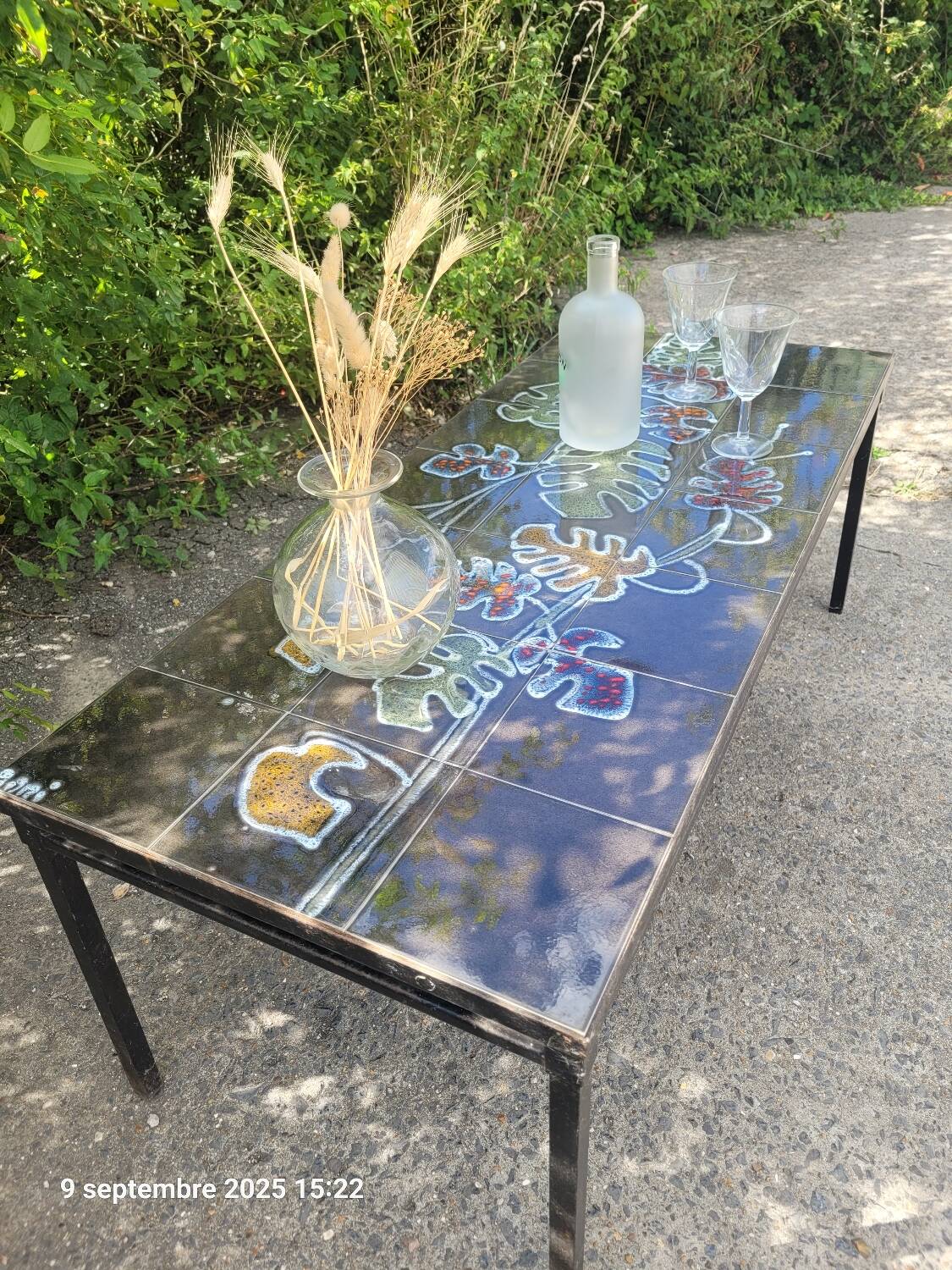 Vintage rectangular coffee table