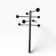 Chrome vintage coat stand / floor coat rack