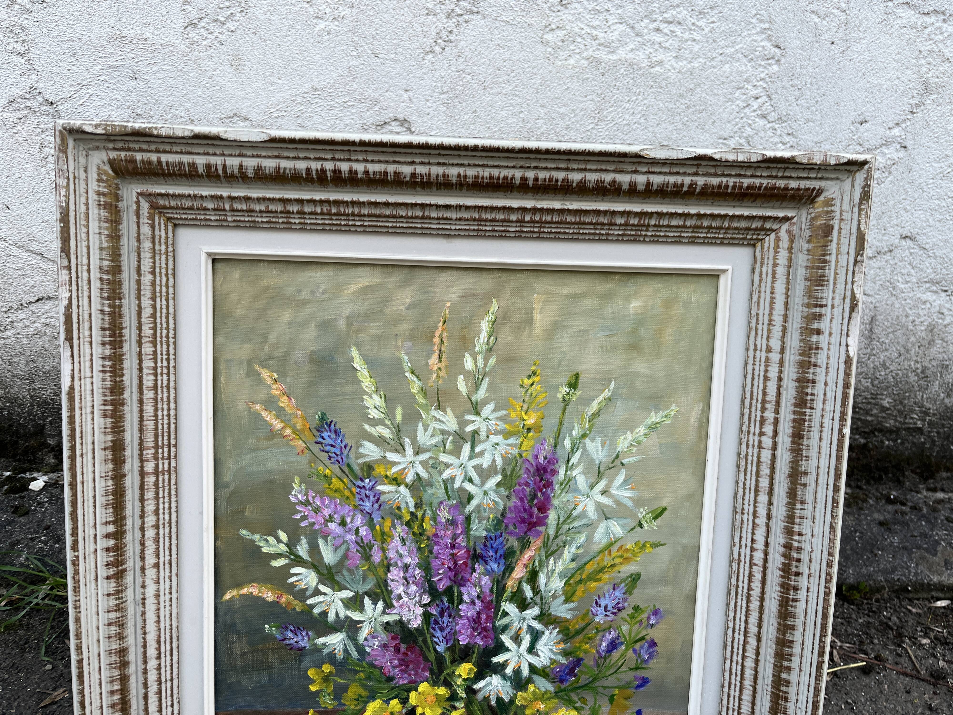 Tableau Nature Morte Fleurie XX  – Signé